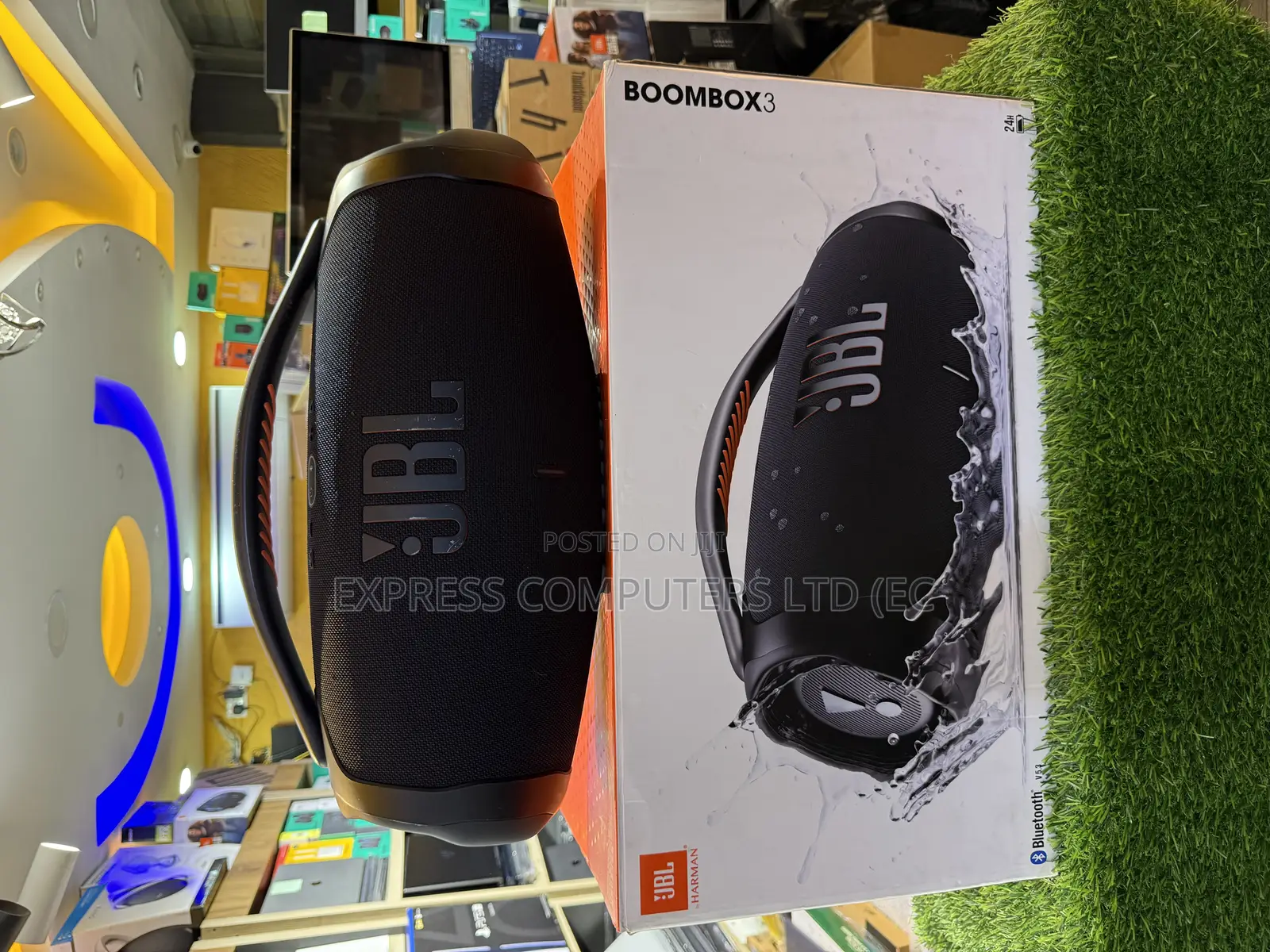 JBL Boombox 3 Bluetooth Speaker With Massive Sound, Deepest Bass,Uk