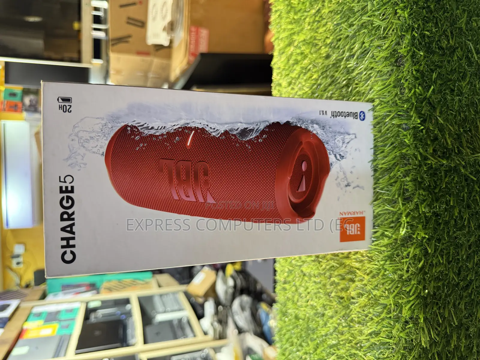 JBL Charge 5 Portable Waterproof Bluetooth Speaker With Powerbank Uk