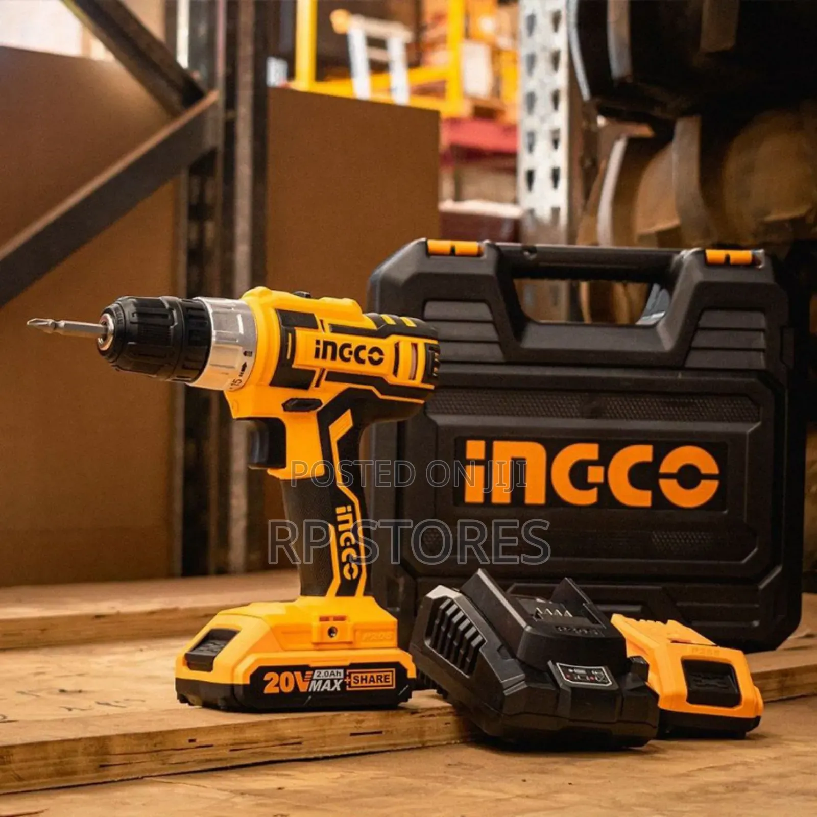 Lithium Iron 20v Cordless Drill Ingco