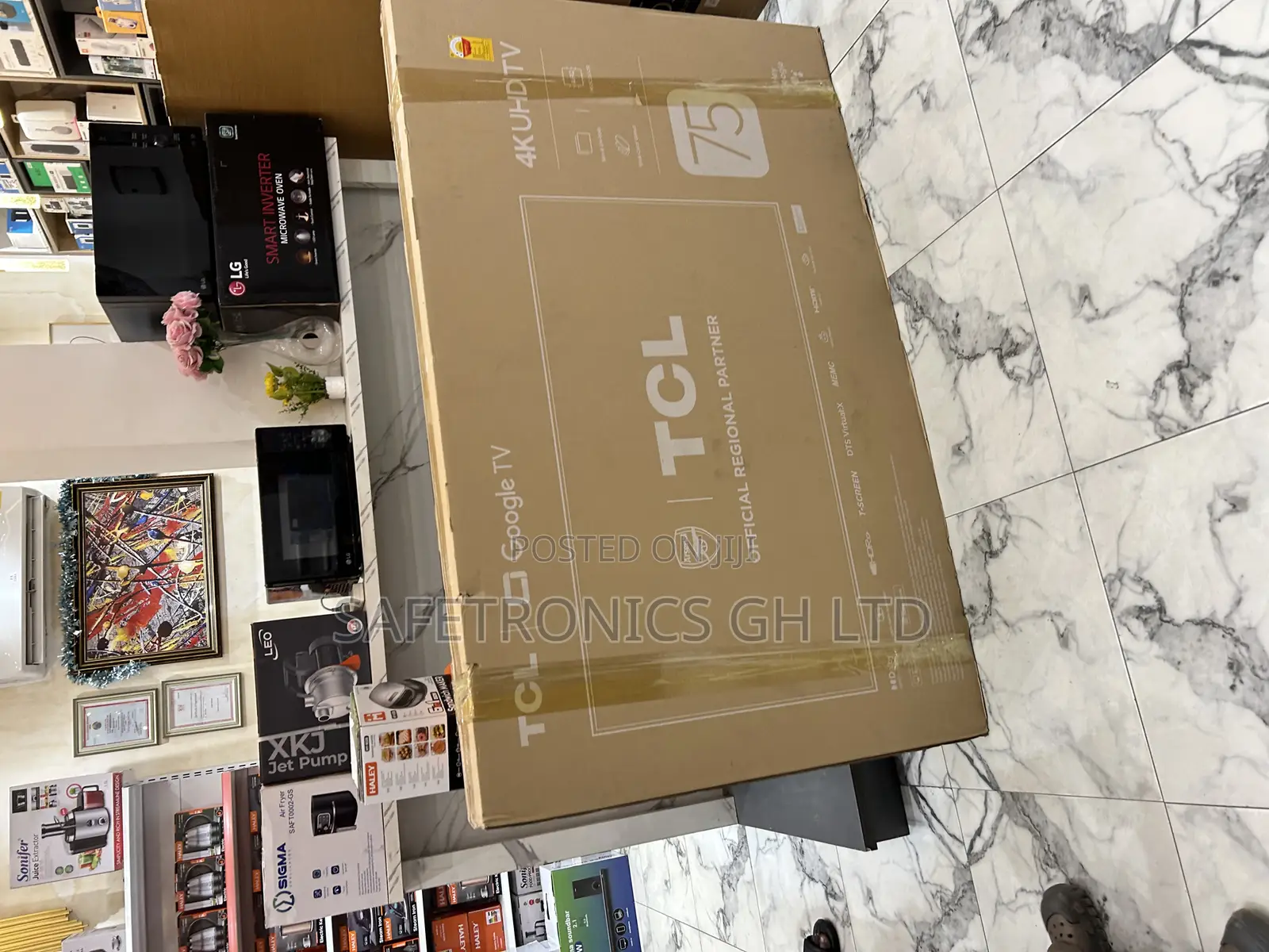 Top Notch 75” Led Uhd Sleek TCL Android P755 Tv
