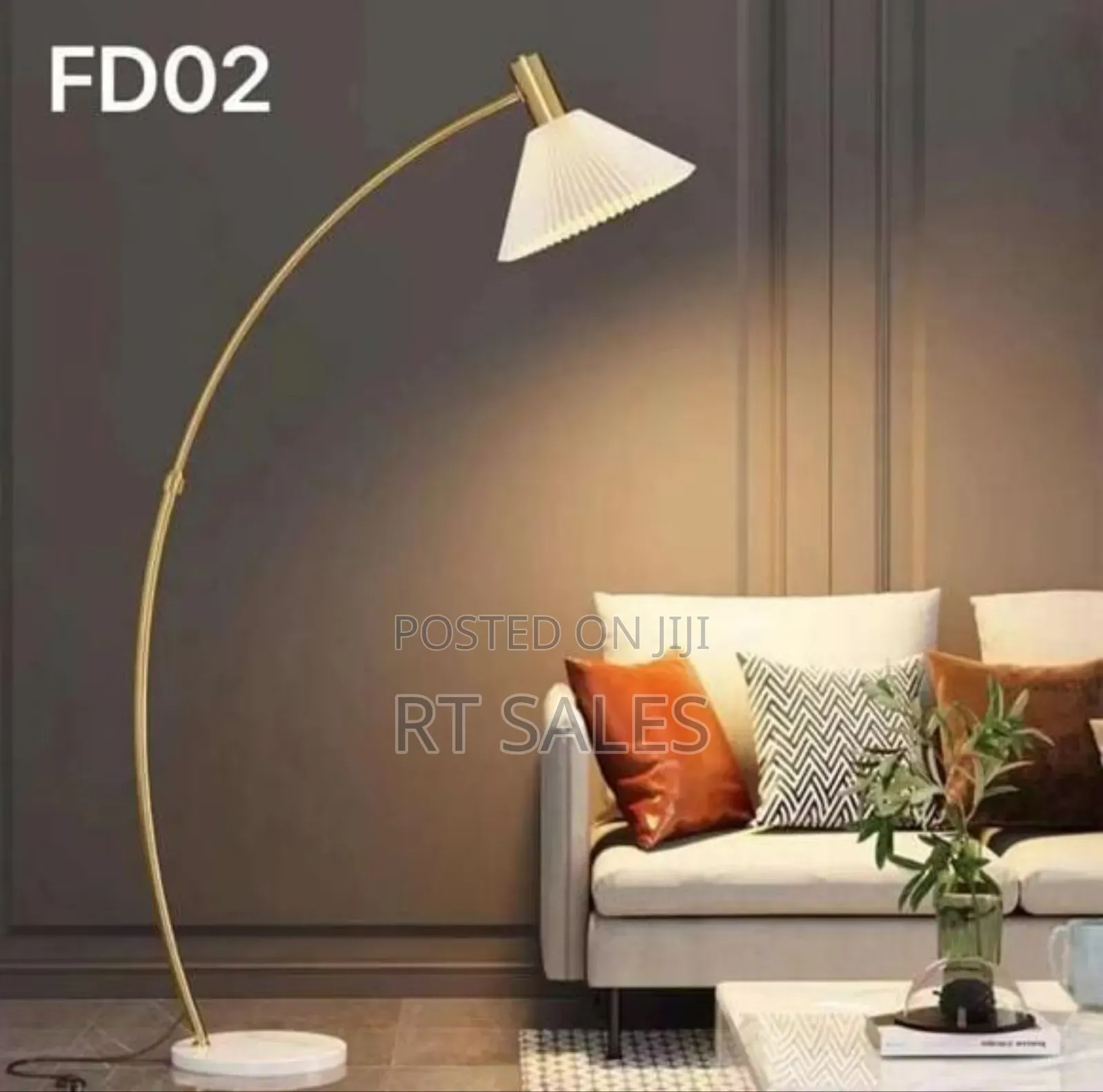 Golden Floor Lamp