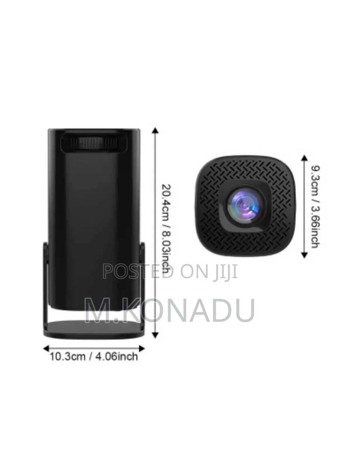 Mini Projector Android,Wifi Bluetooth-compatible Home Inch -black