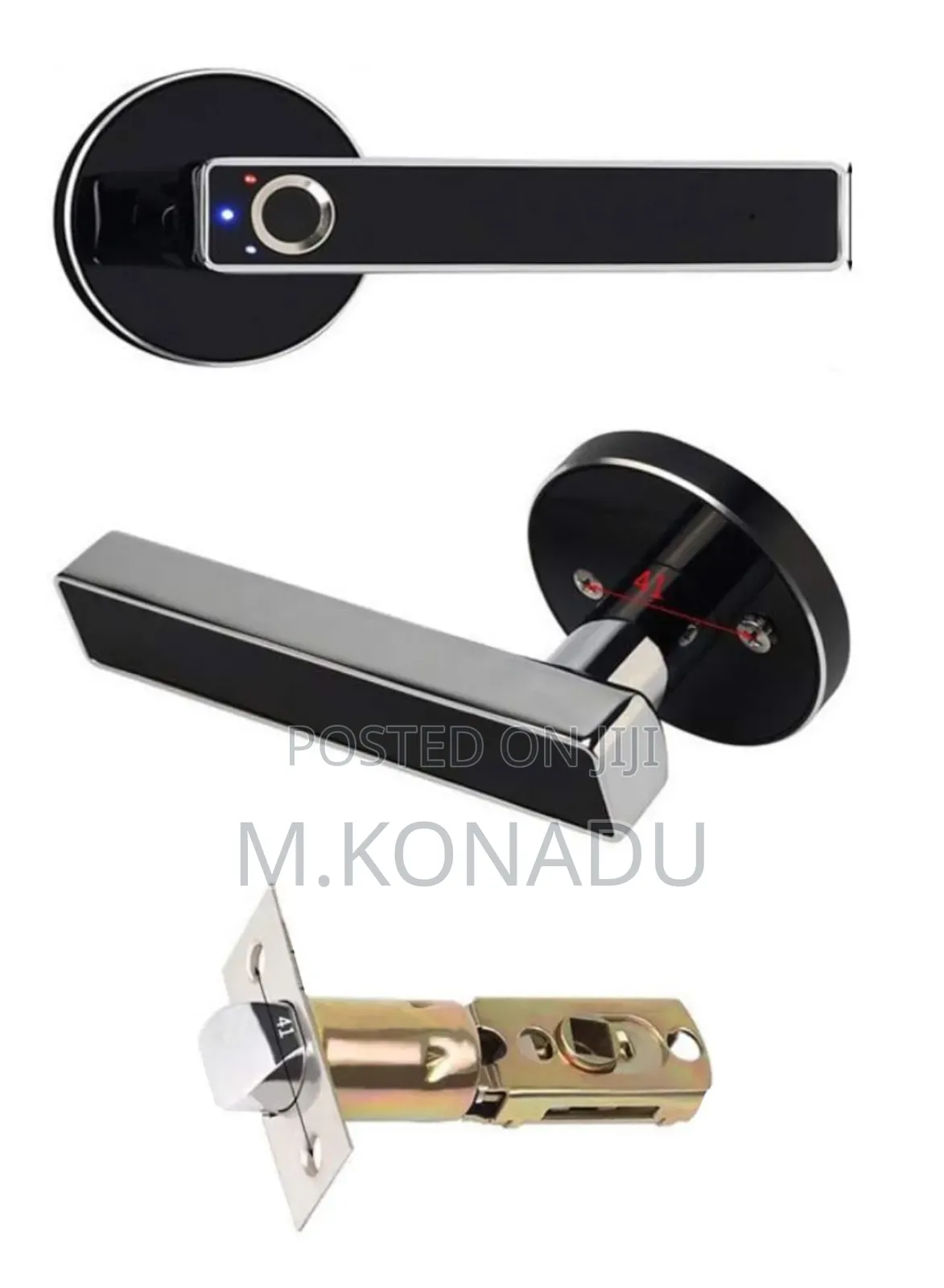 Smart Electronic Home Wooden Door Office Room Fingerprint Lock