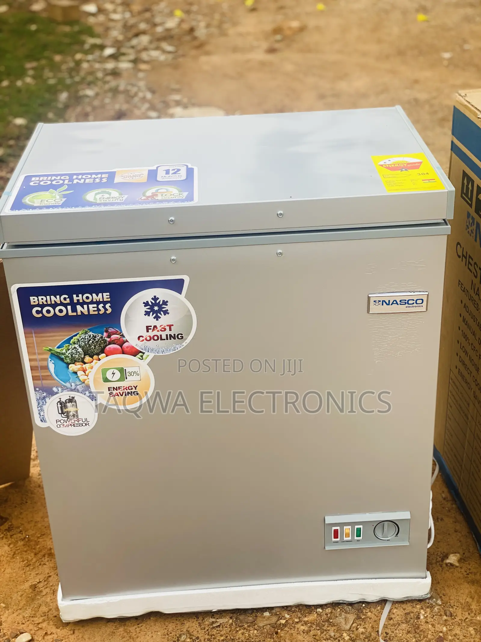 Fast Frozen Nasco Chest Freezer 150 Liters