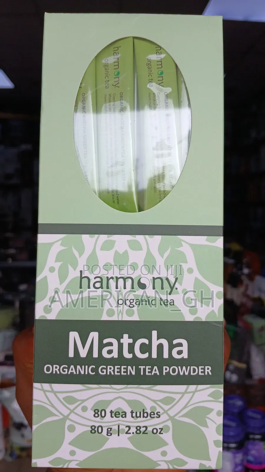 Matcha Organic Green Tea Powder, 80 Tea Tubes