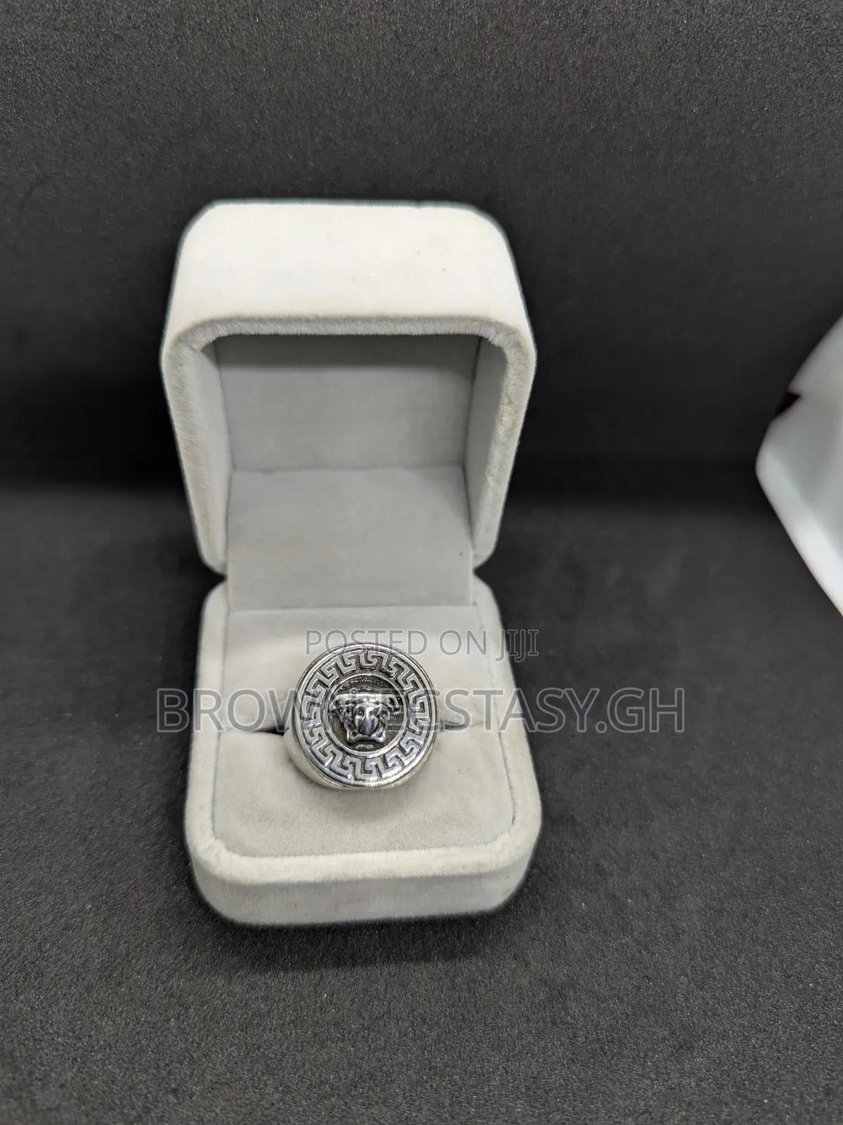 Versace Stainless Steel Rings (Swipe for More)
