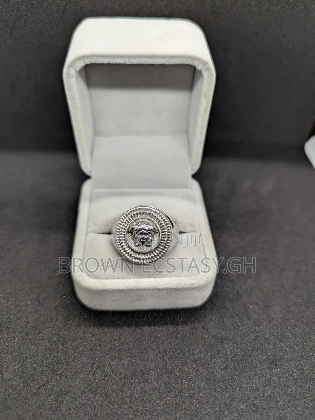 Versace Stainless Steel Rings (Swipe for More)