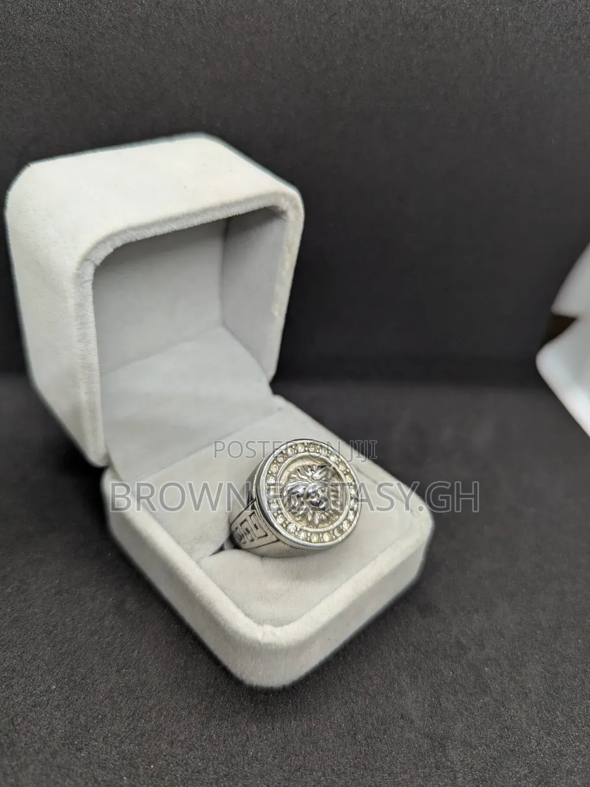 Versace Stainless Steel Rings (Swipe for More)