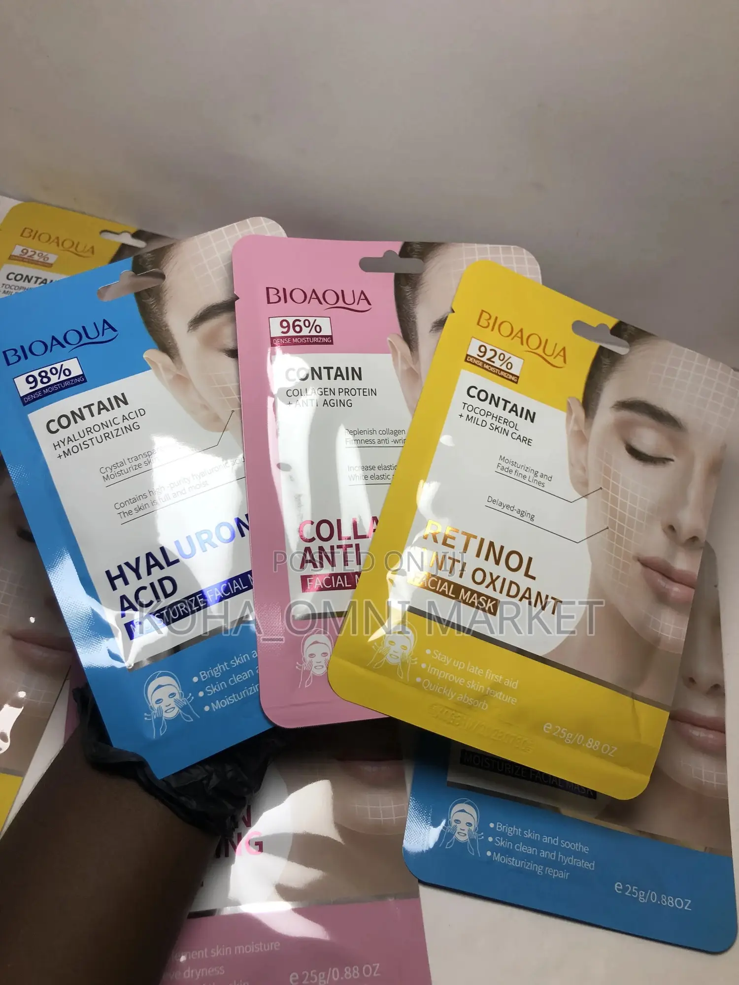 10 PCS Medicated Face Sheet Masks