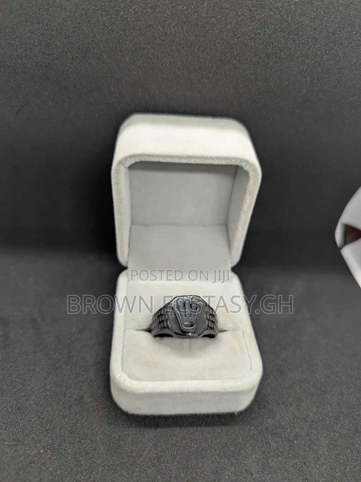 Rolex All Black Fashion Ring