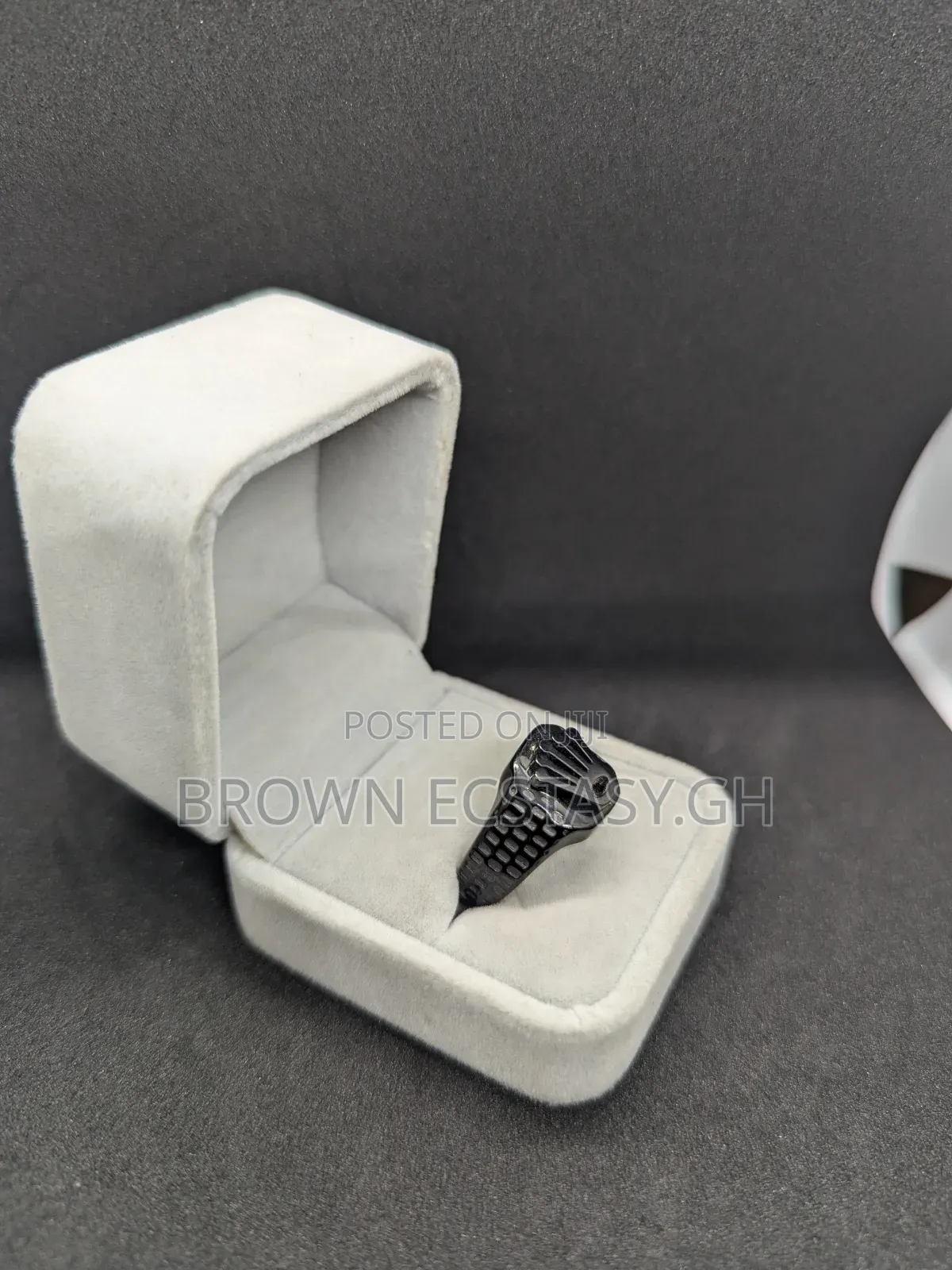 Rolex All Black Fashion Ring