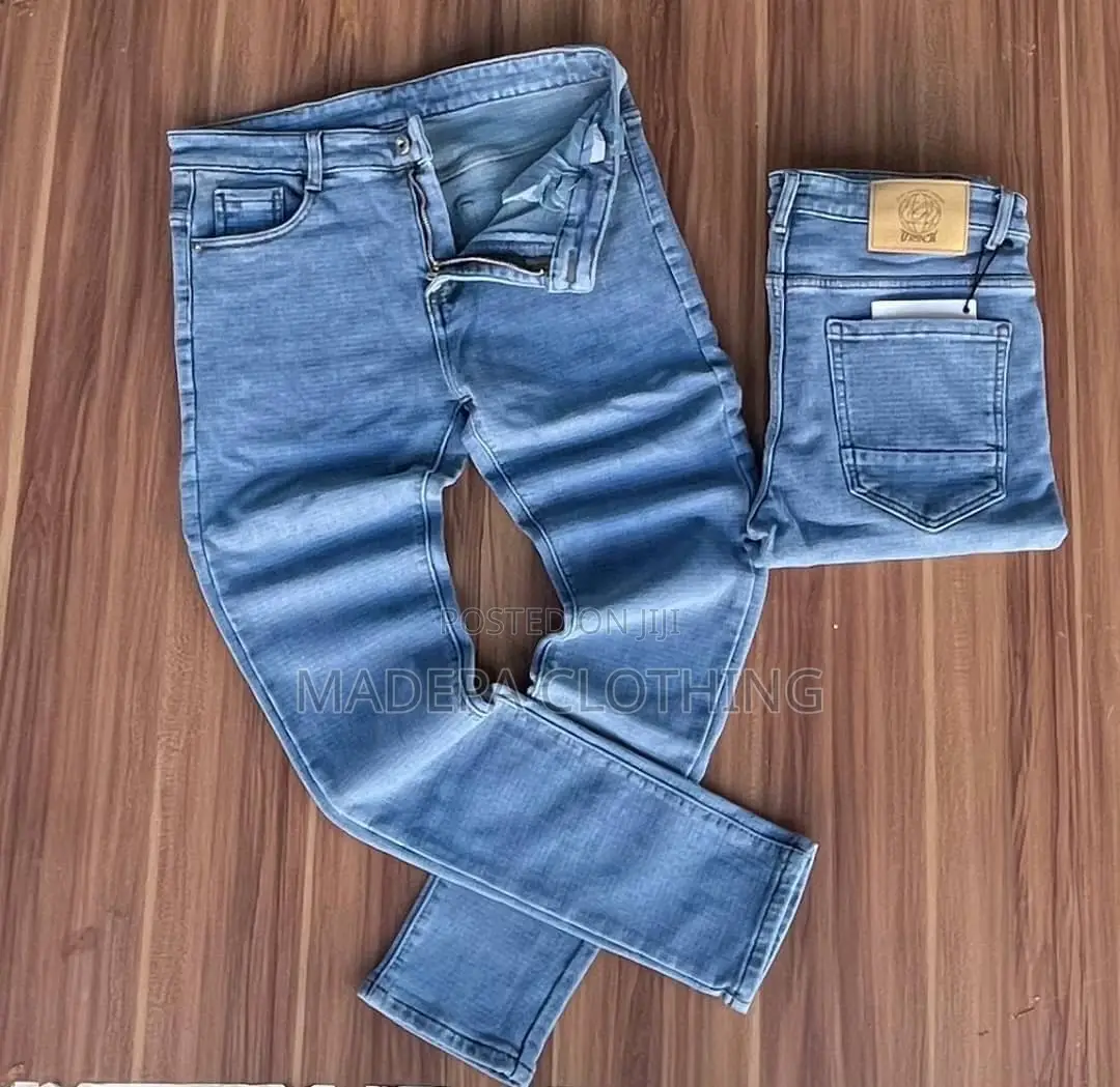 Official Plain Blue Jeans For Men