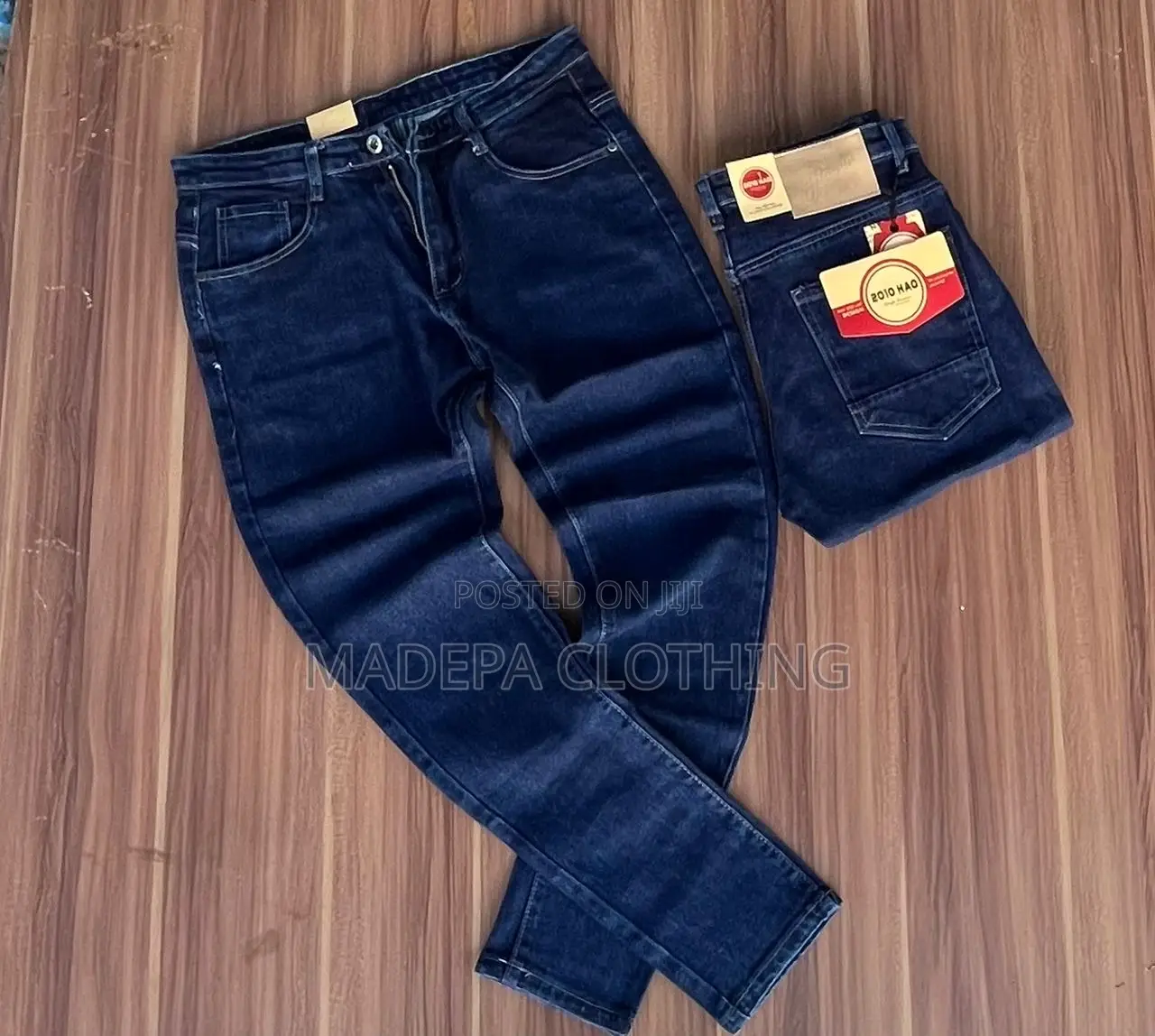 Official Plain Blue Jeans For Men