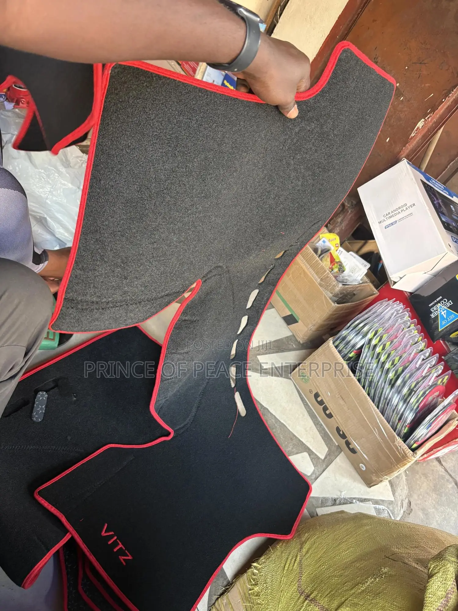 Toyota Vitz and Yaris 2008 2009 2010 Short Boot Dashboard Cover
