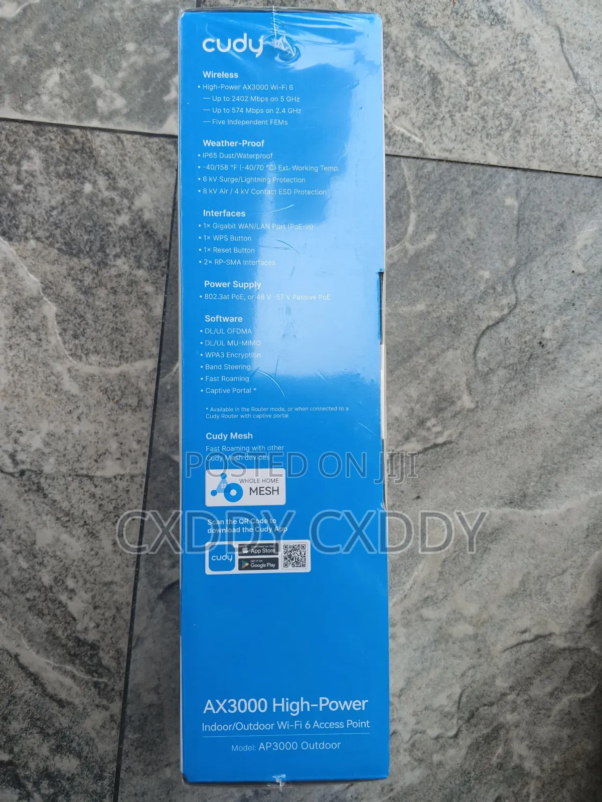 Cudy Ax3000 Outdoor Ap | 320m Long Range
