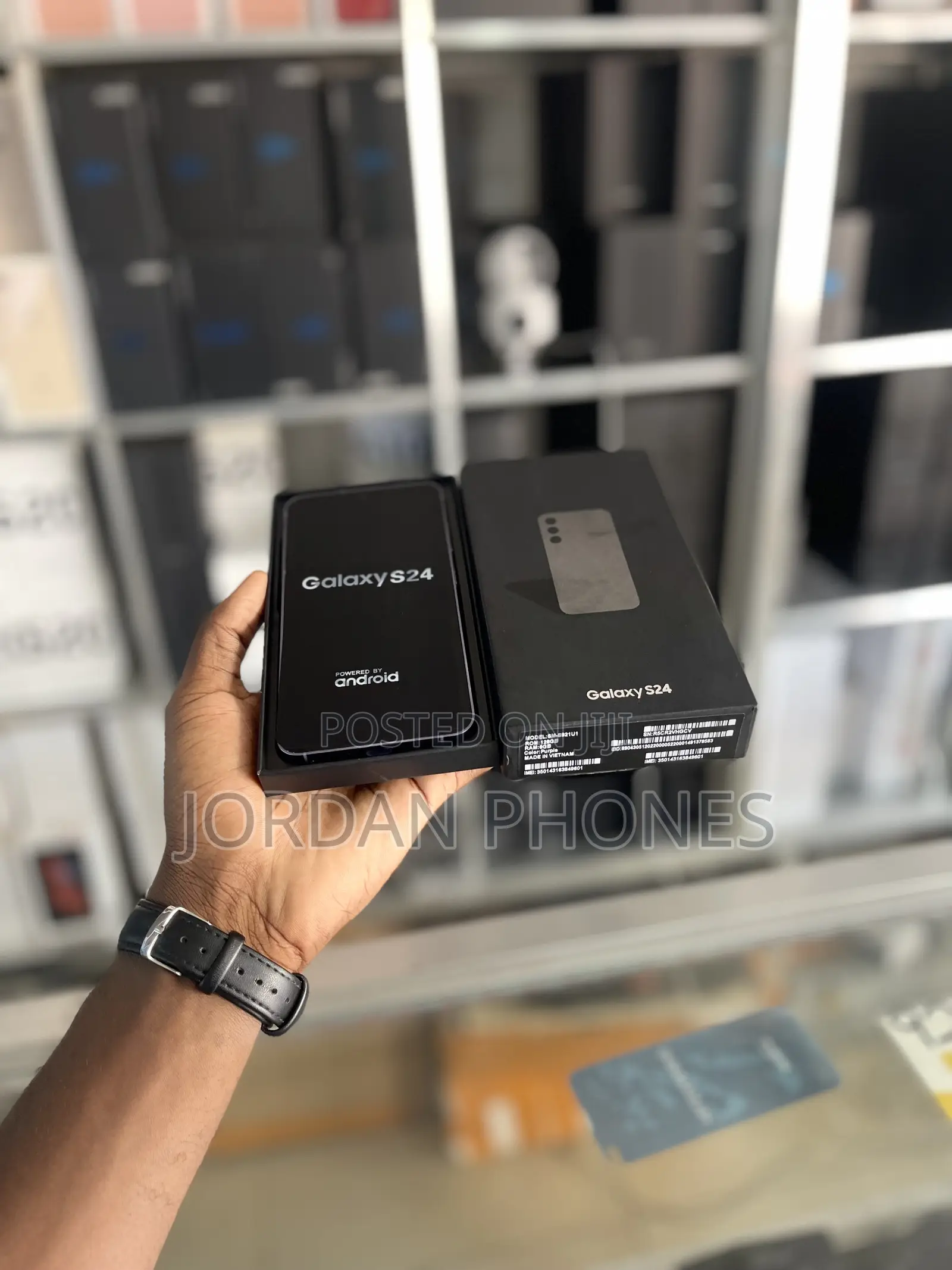 New Samsung Galaxy S24 128 GB Purple