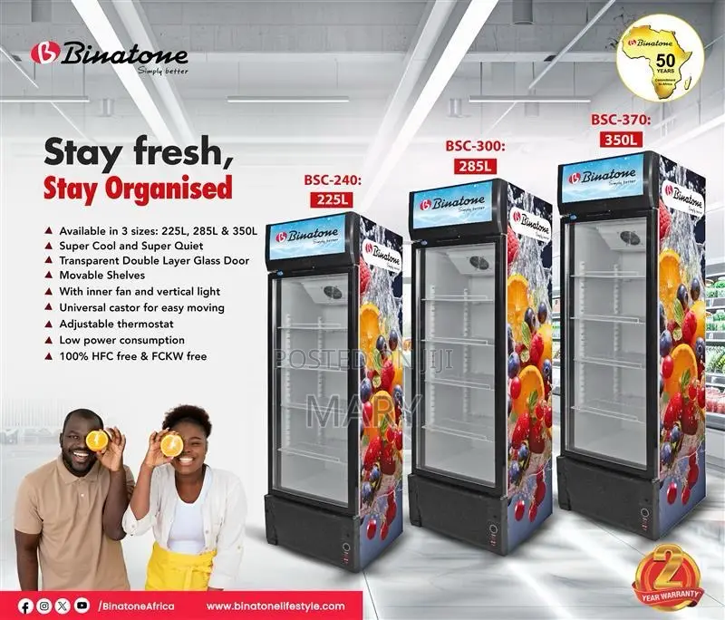 Binatone Display Fridges BSC 190