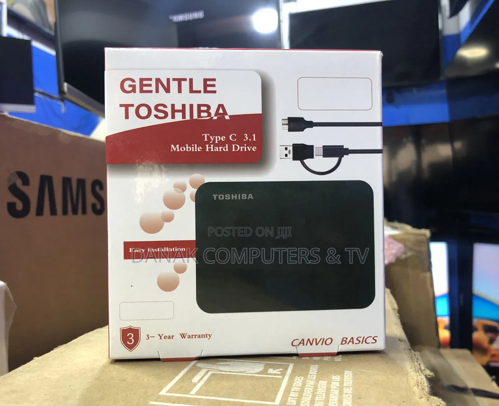 Gentle Toshiba Type-c 3.1 Mobile Hdd External Case
