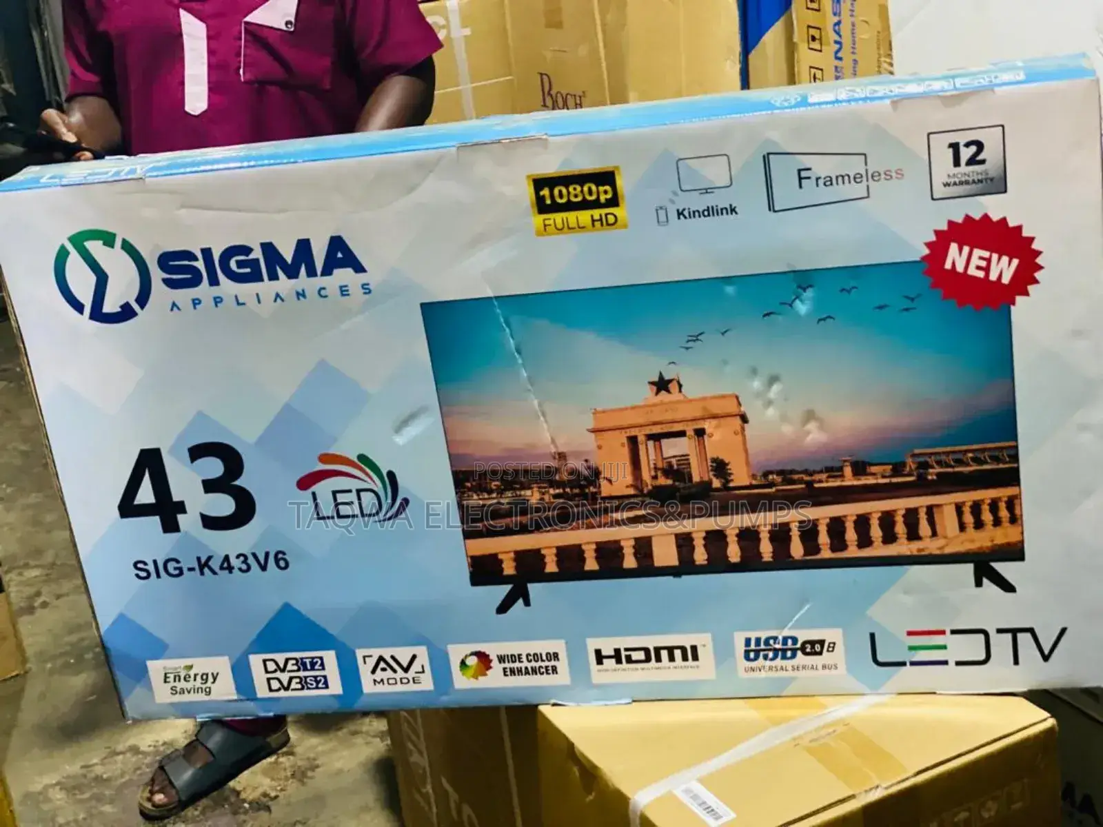 Tv Sigma 43" Digital Satellite Tv