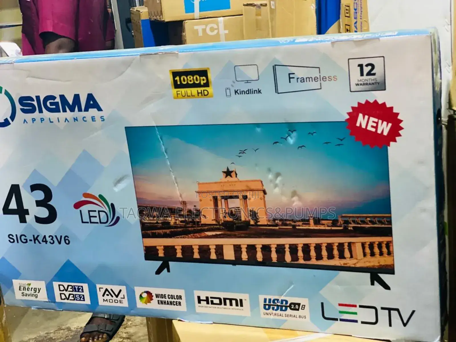 Tv Sigma 43" Digital Satellite Tv
