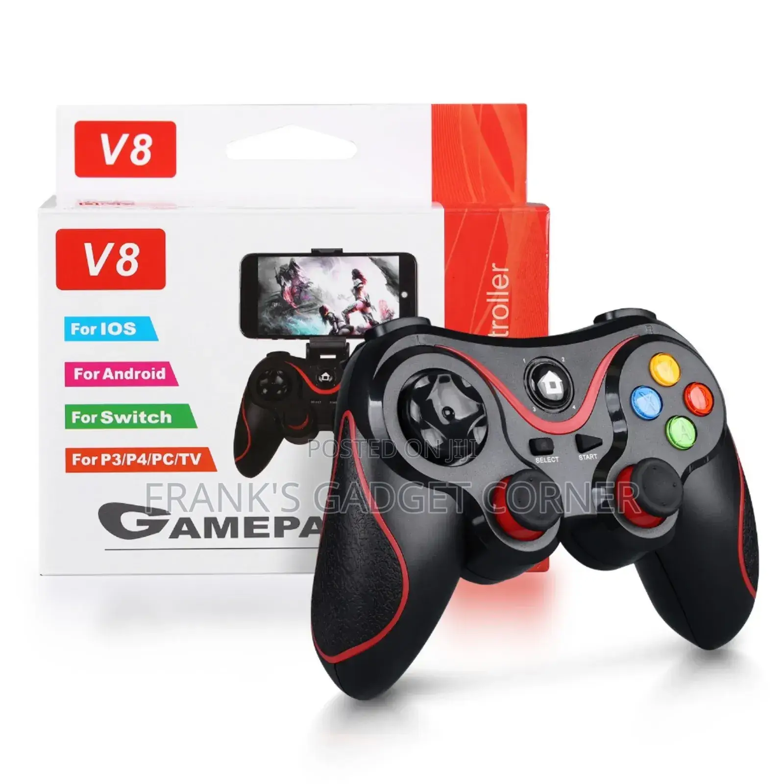 Bluetooth Wireless Gamepad With Phone Holder
