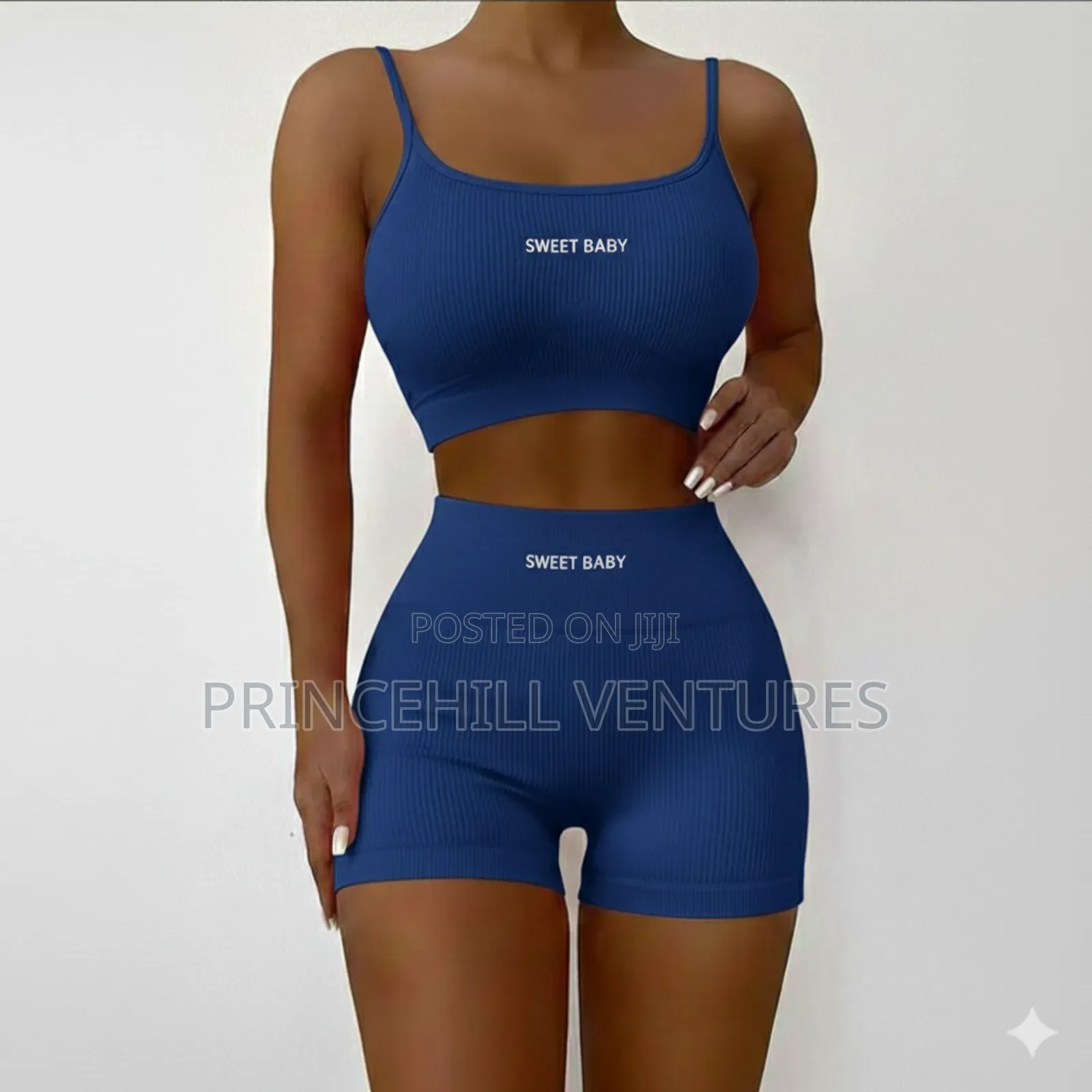 Ladies 2 Piece Gym / Yoga Wear - Tank Top Tight Shorts