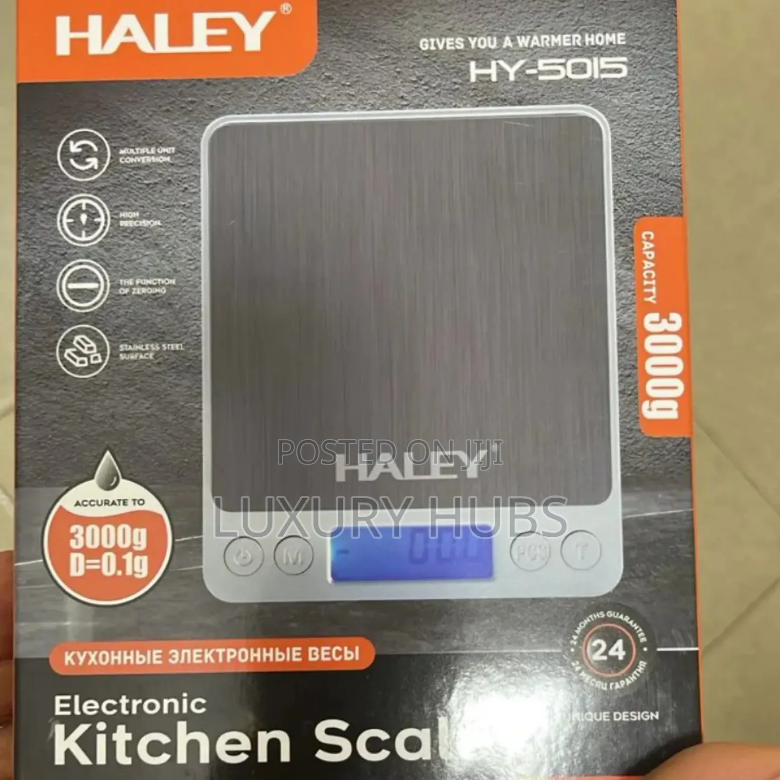 1g to 3kg Kitchen Weighting Scale