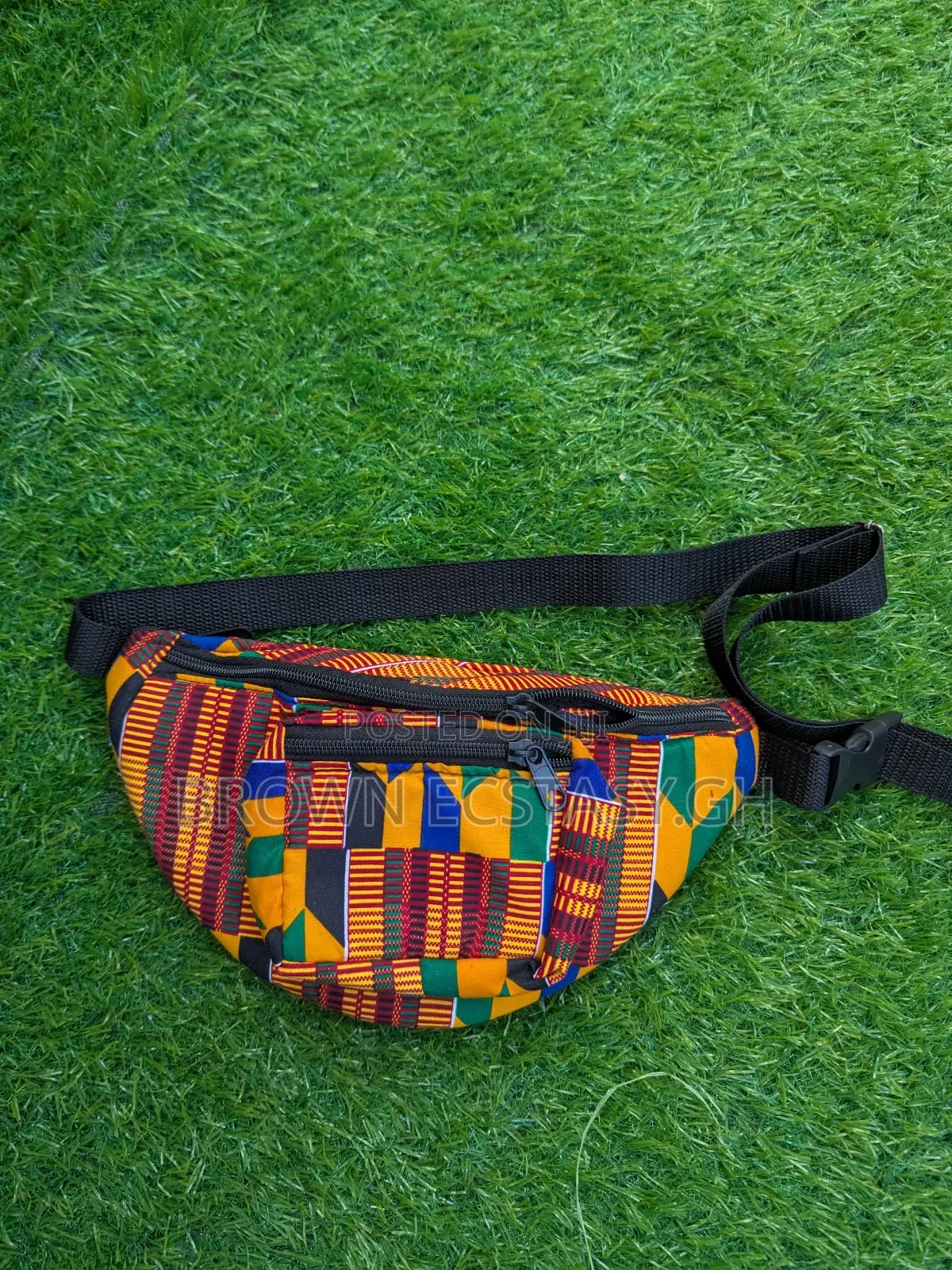 African Print Waist Bag