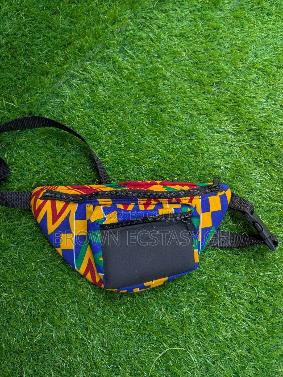 African Print Waist Bag