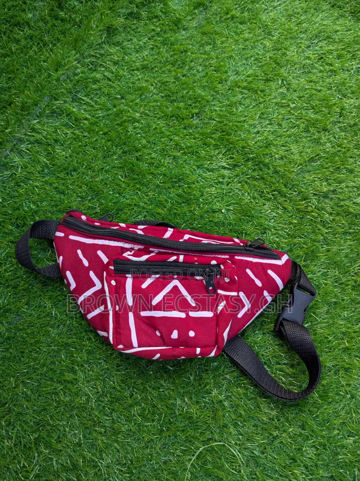 African Print Waist Bag