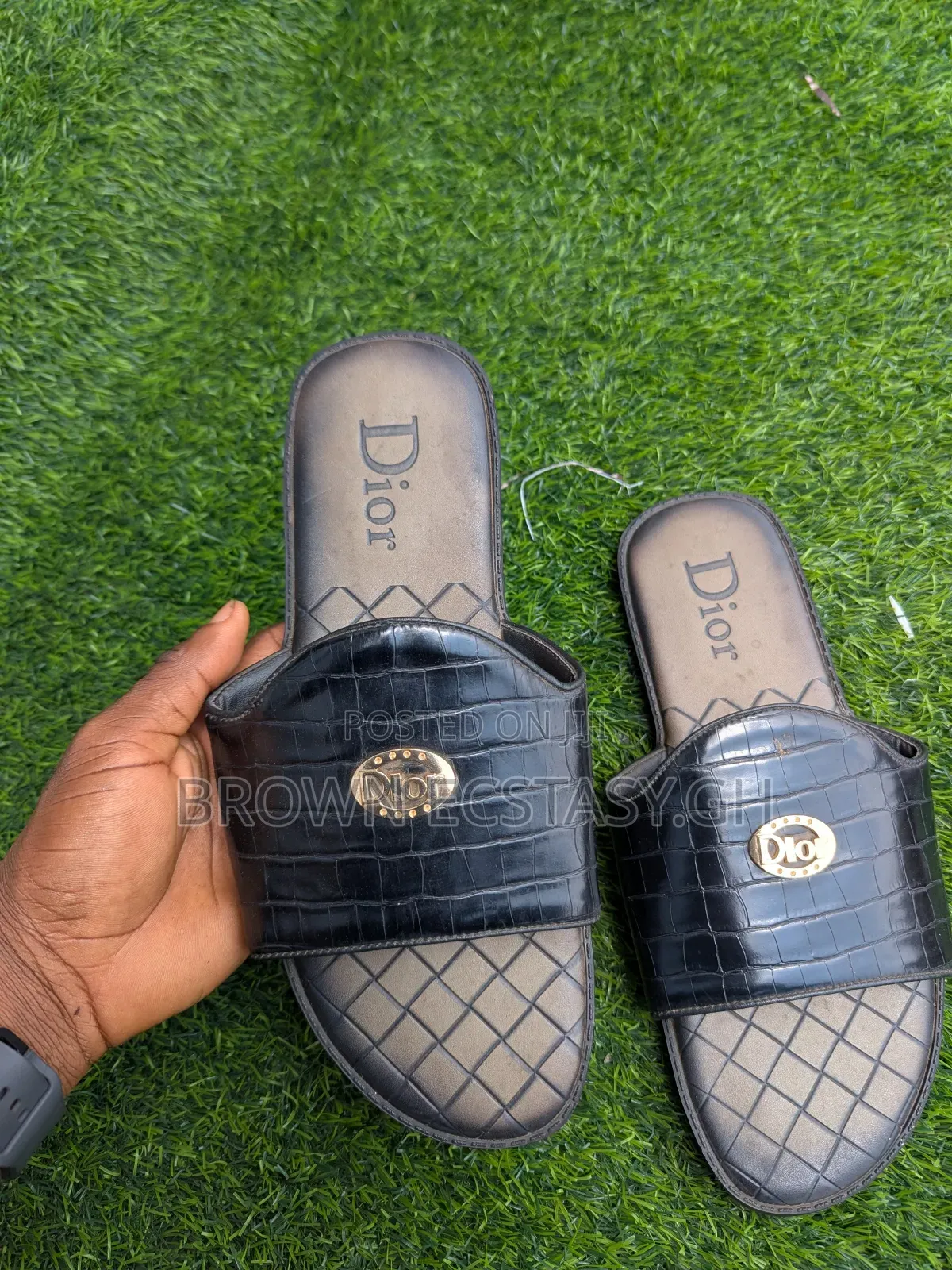 Dior Leather Slides