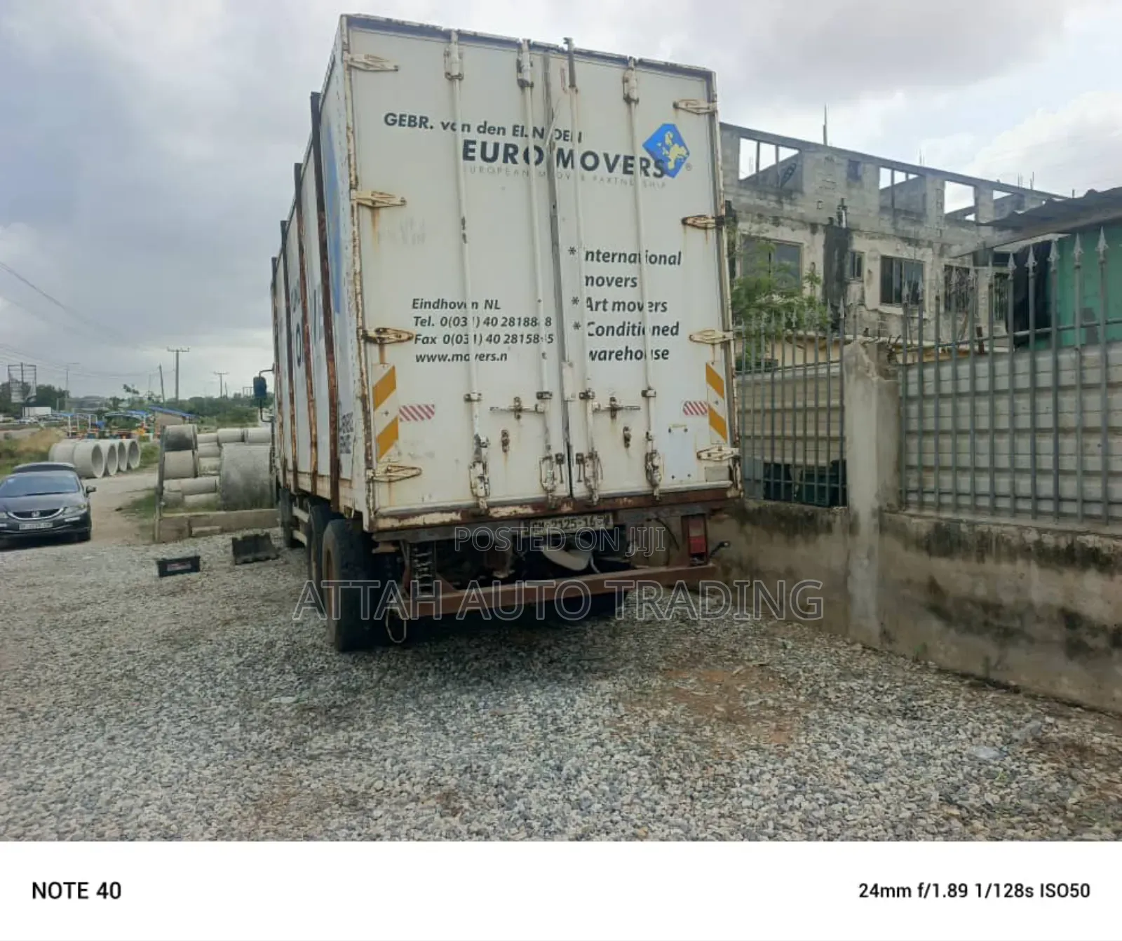 Registered 2016 Daf Container