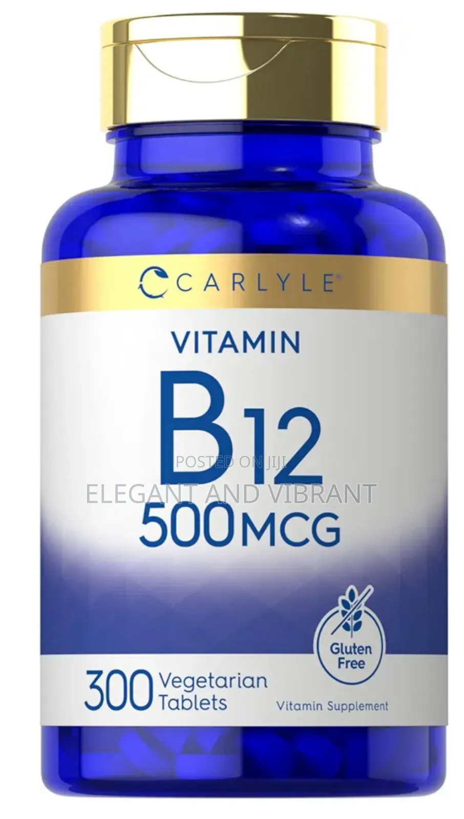 Vitamin B-12 500mcg | 300 Tablets , Supplement