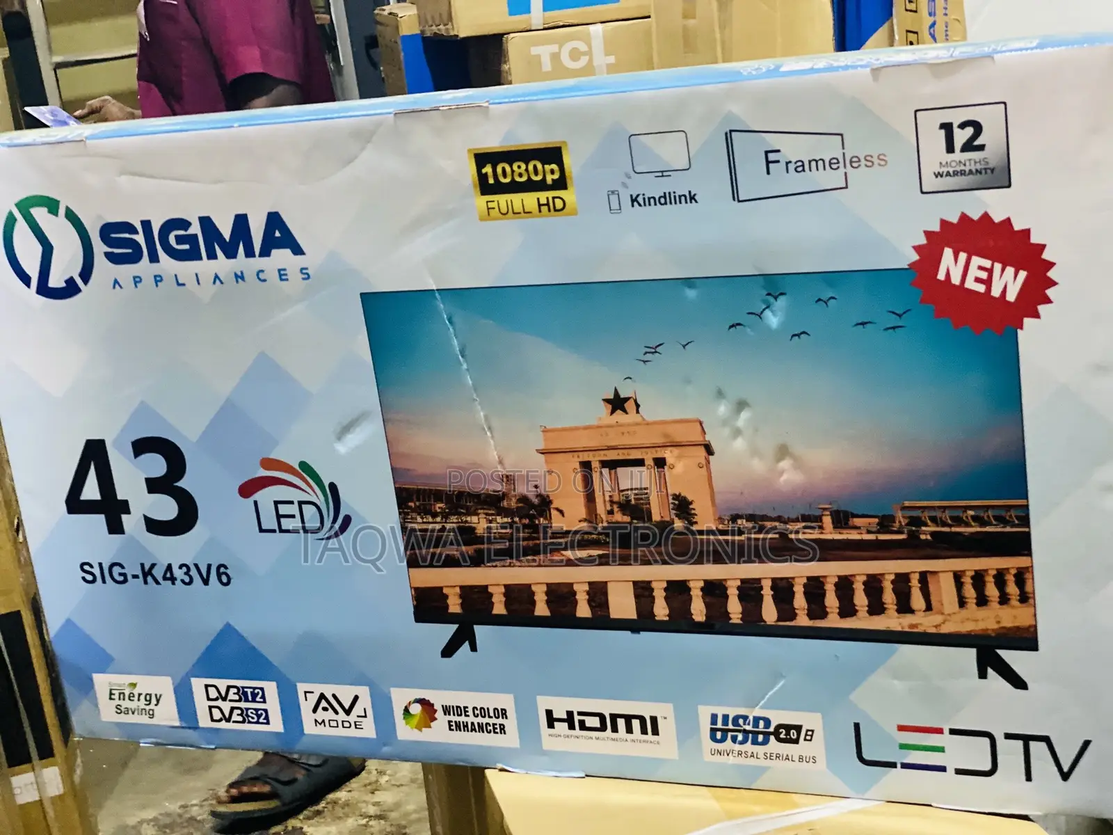 Sigma Tv ,43- Inches Digital Satellite