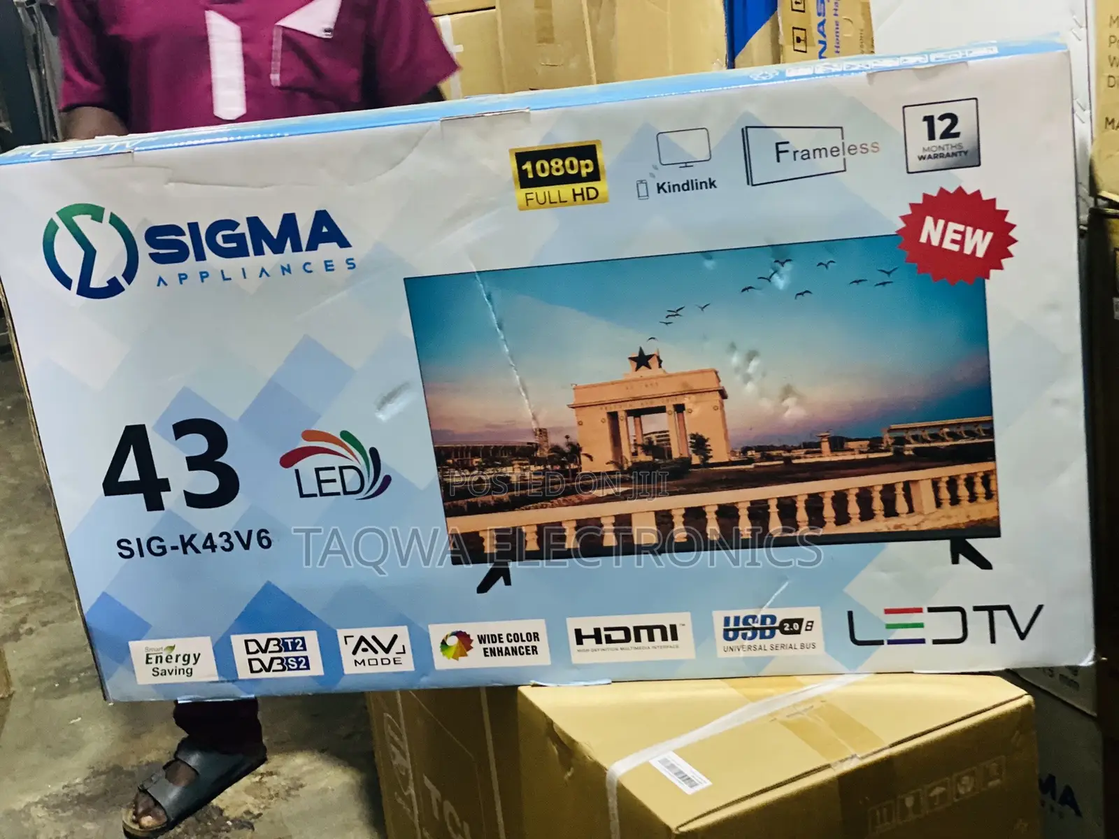 Sig-K43v6- Sigma Digital Satellite Tv-43inch