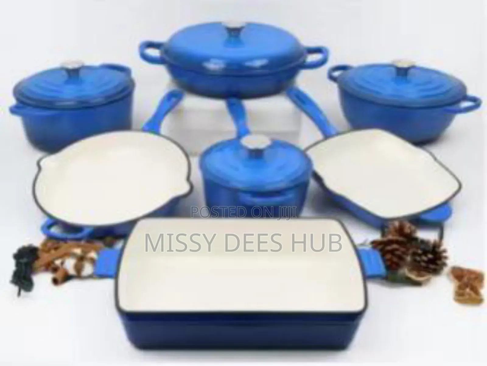 11pcs Cast Iron Pots From Healthy Living