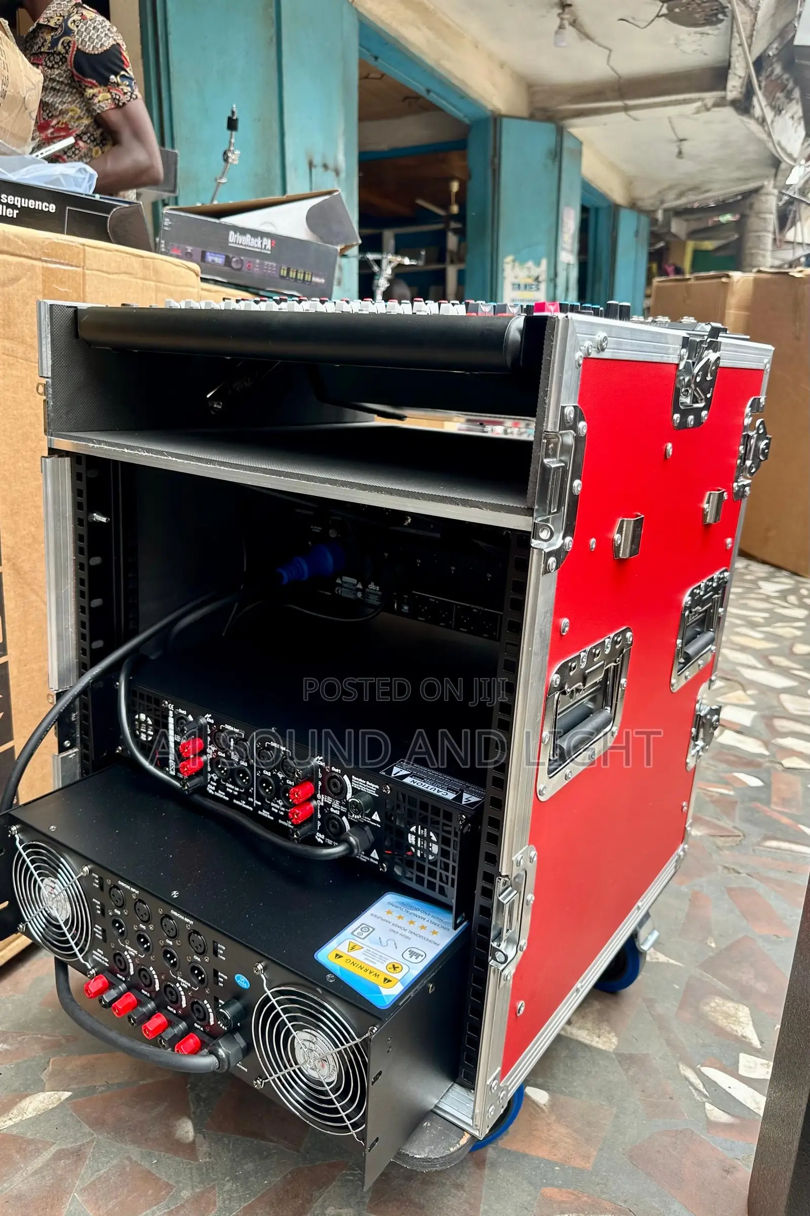 Line Array Amplifier Rack Set