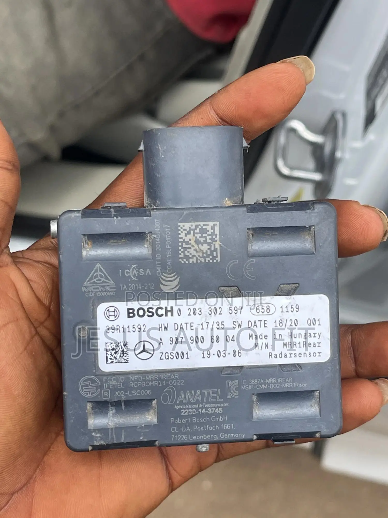 Mercedes Benz Distance Radar Sensor Control Unit