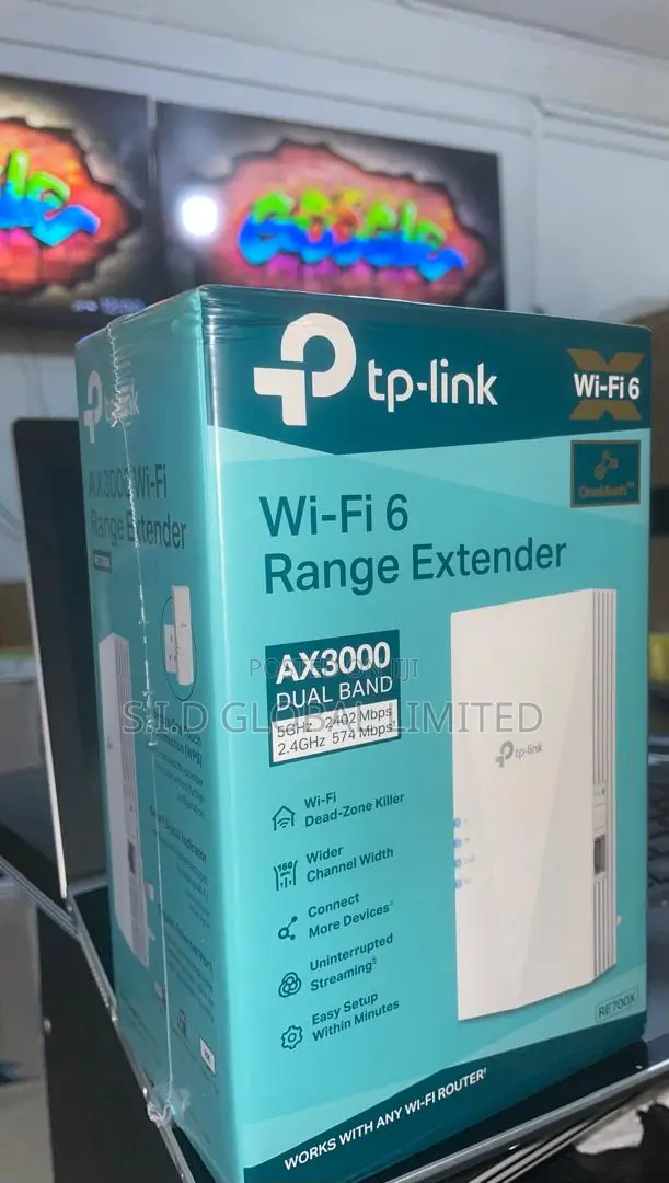 Tp-link Re700x Dual Band Wifi 6 Ax3000 Range Extender