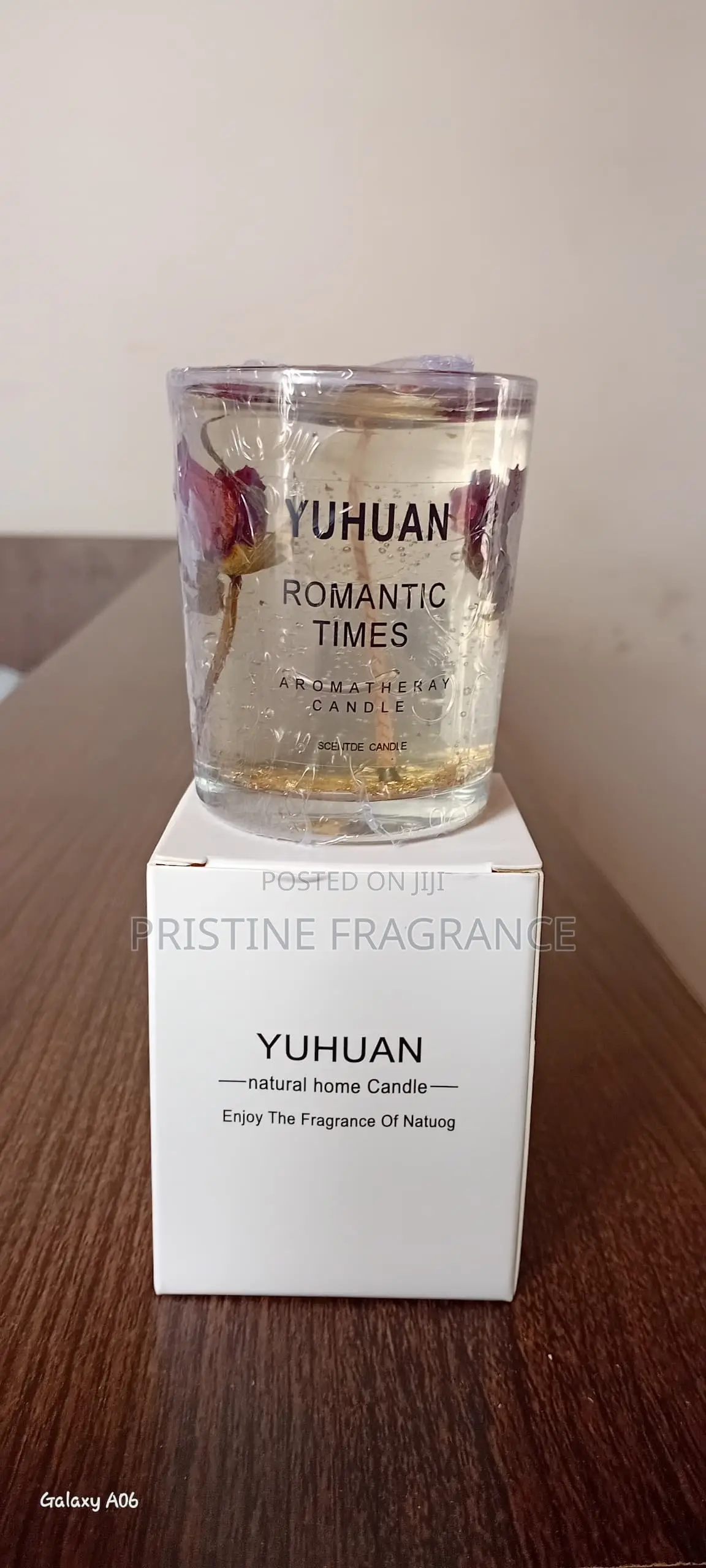 Dried Bloom Velvet Rose Aromatherapy Candle