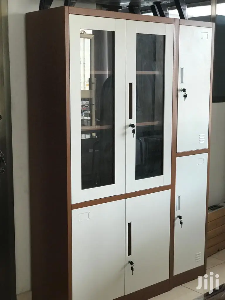 Half Glass Steel Cabinet