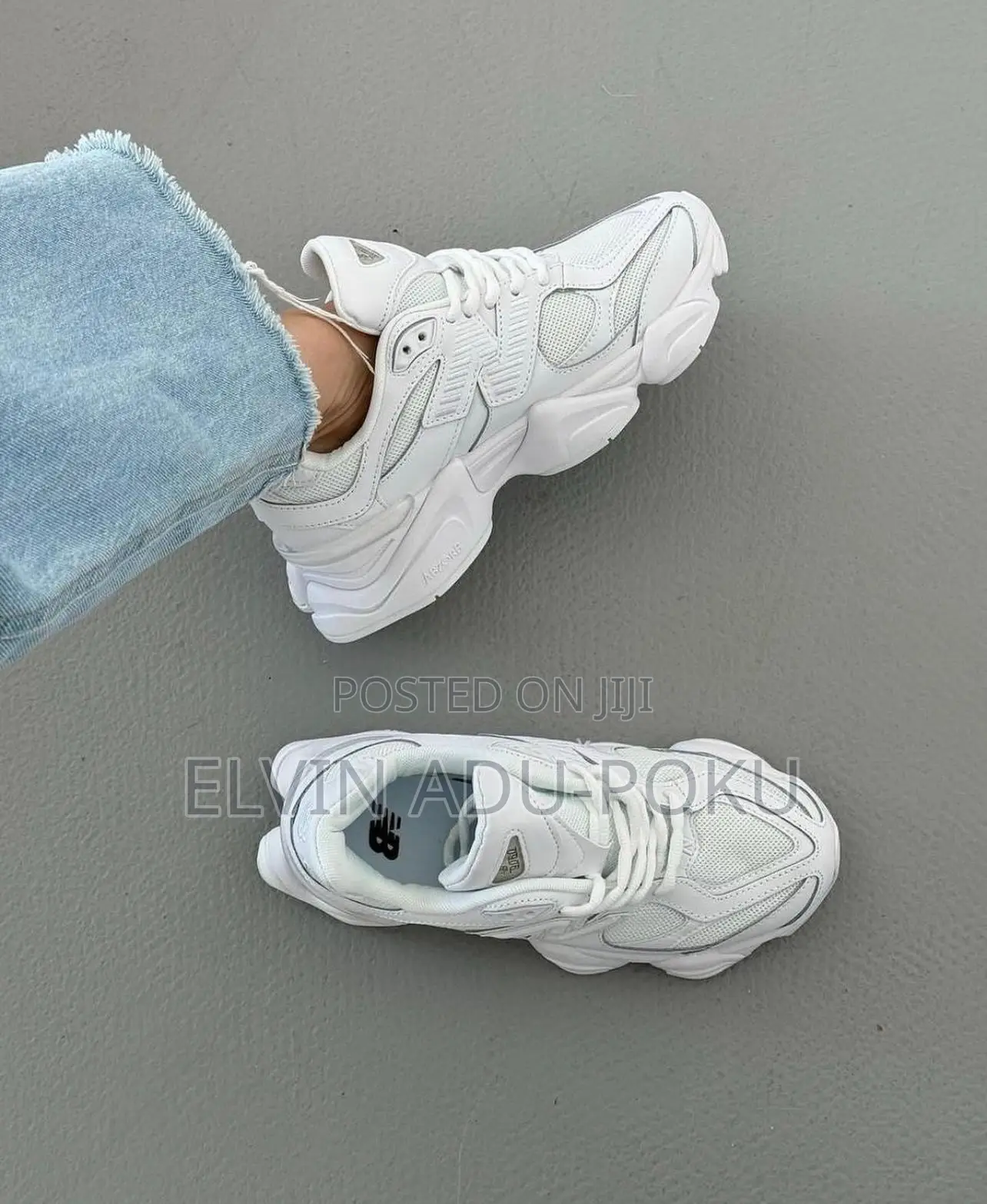 New Balance 9060 “ All White “ Sneaker