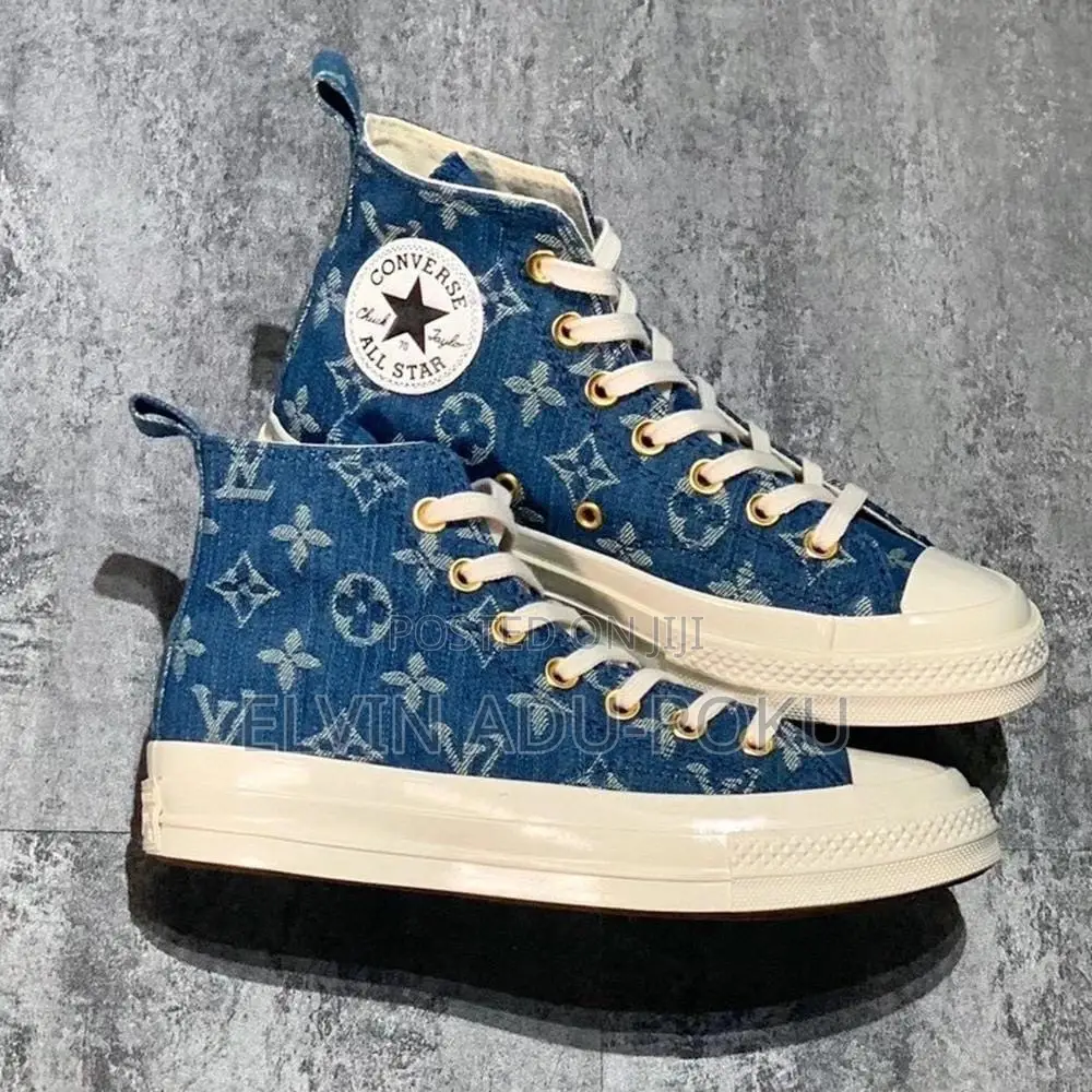 Hi Top Converse “ Lv Stripes “ Sneaker