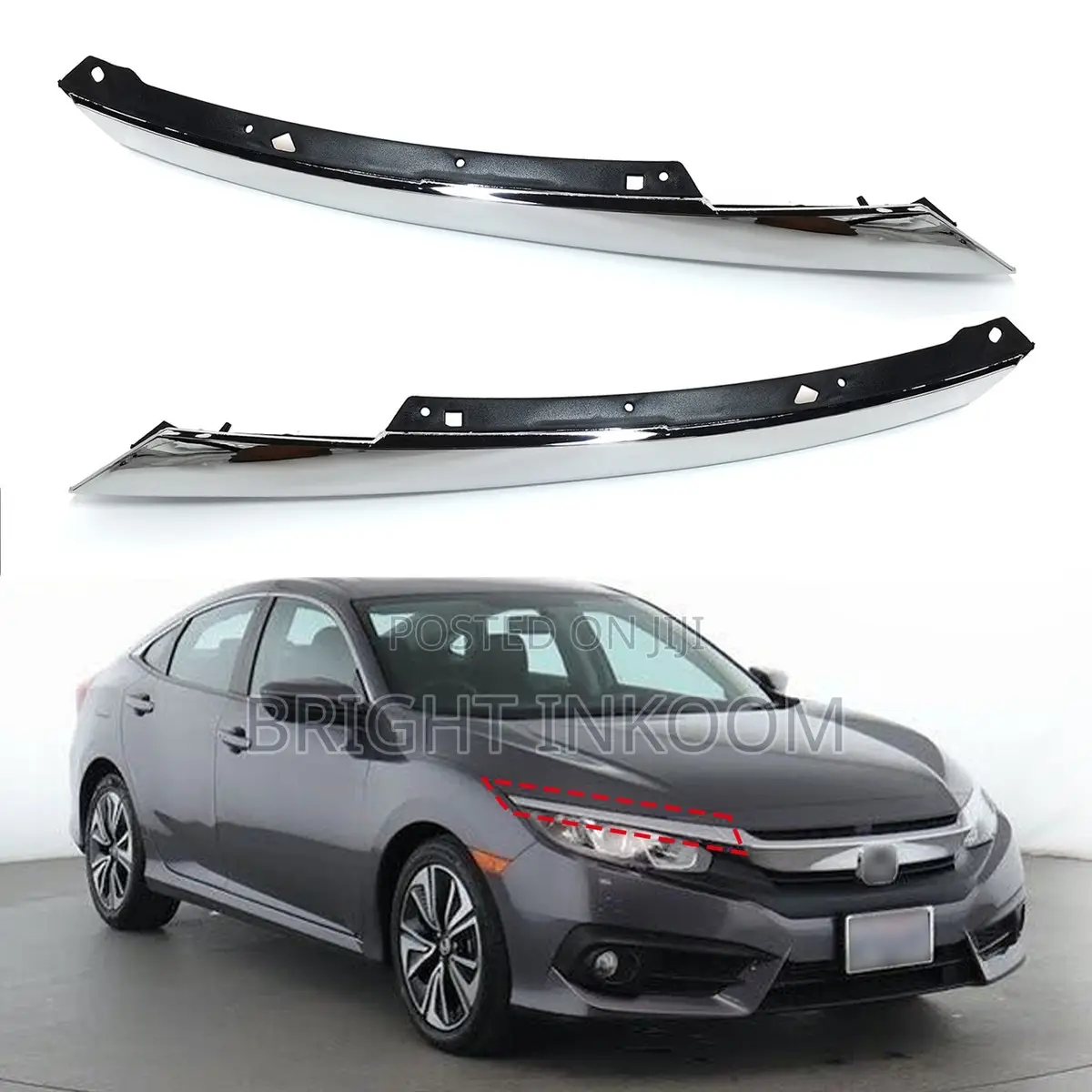 Honda Civic 2016 2017 2018 Highlights Chrome