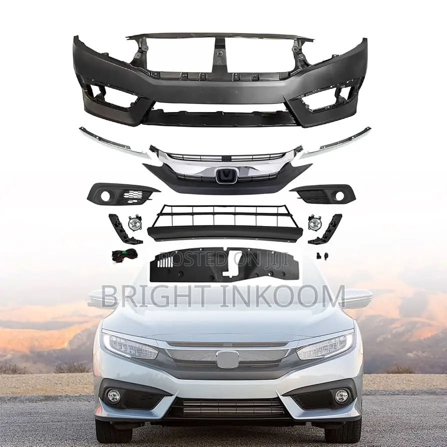 Honda Civic 2016 2017 2018 Front Bumper Complete