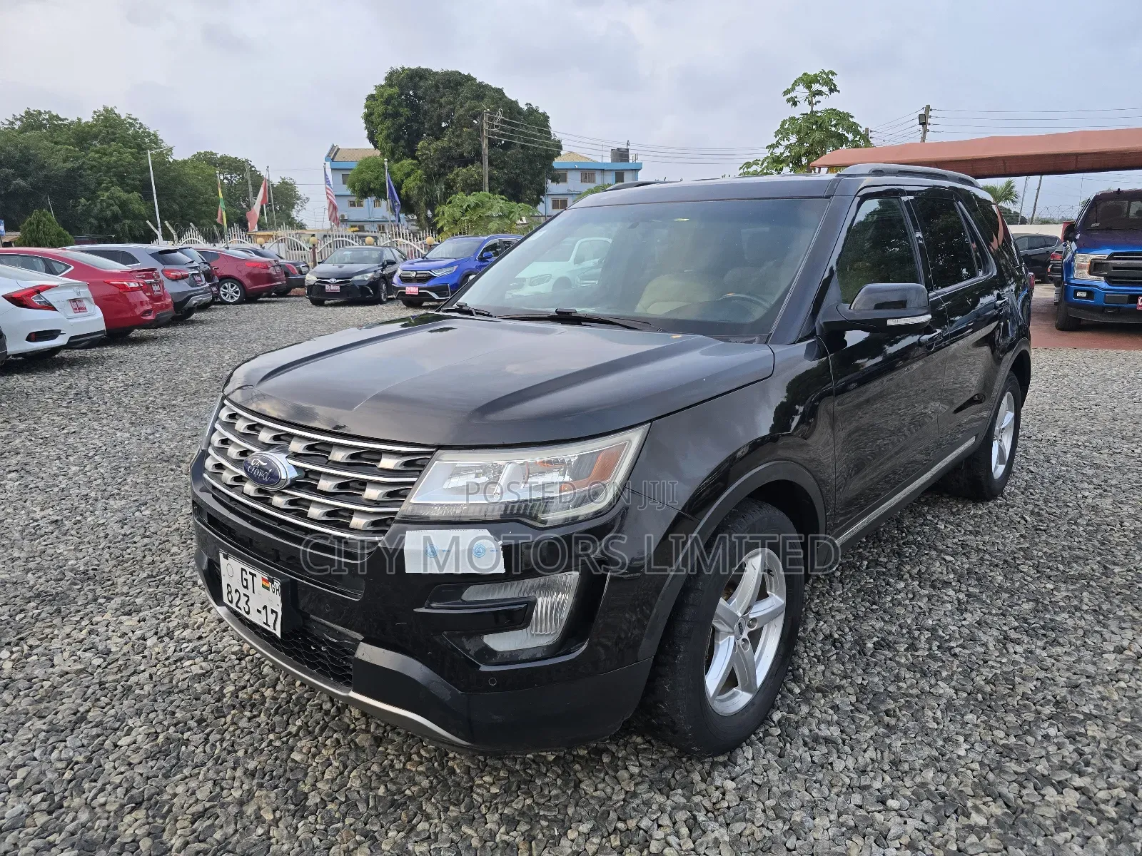 Ford Explorer XLT 4dr FWD (2.3L 4cyl 6A) 2017 Black