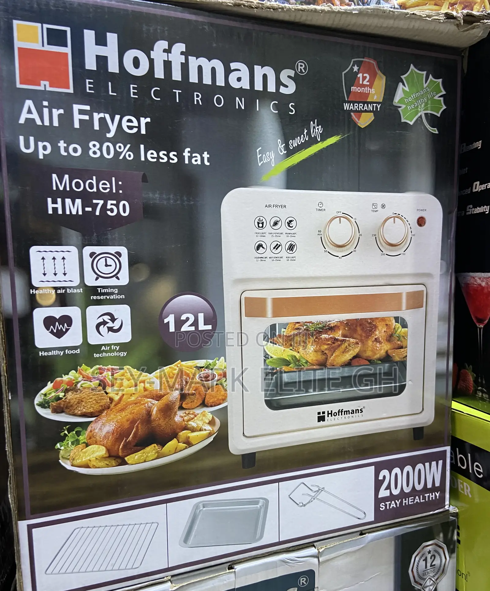 Hoffman Airfryer 12l