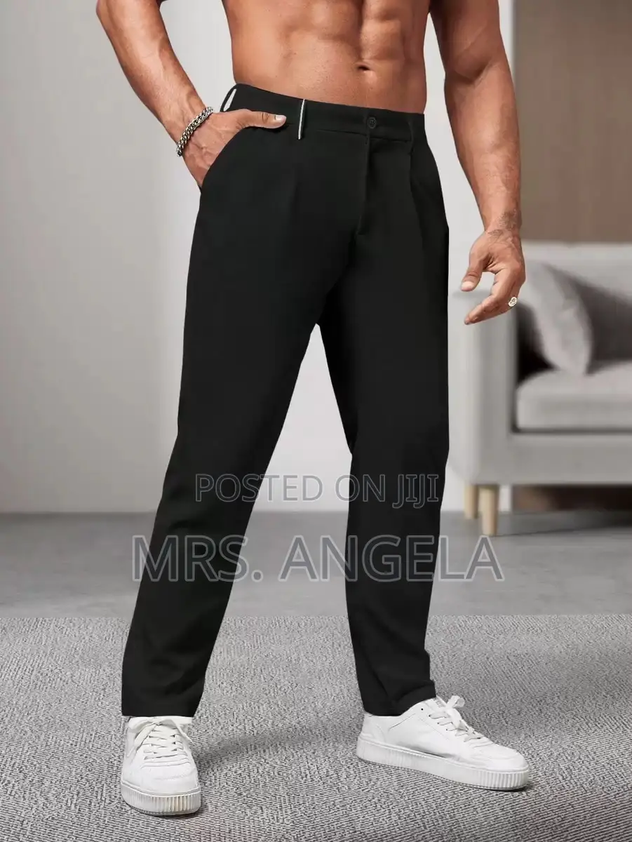 Men’S Black Trousers