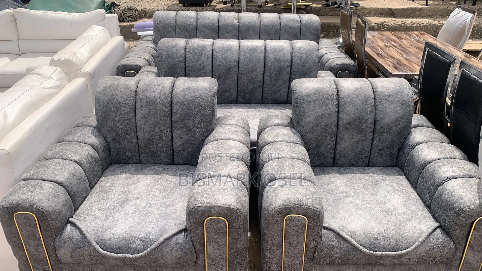 A Set of Comfortable and Beautiful Sofa