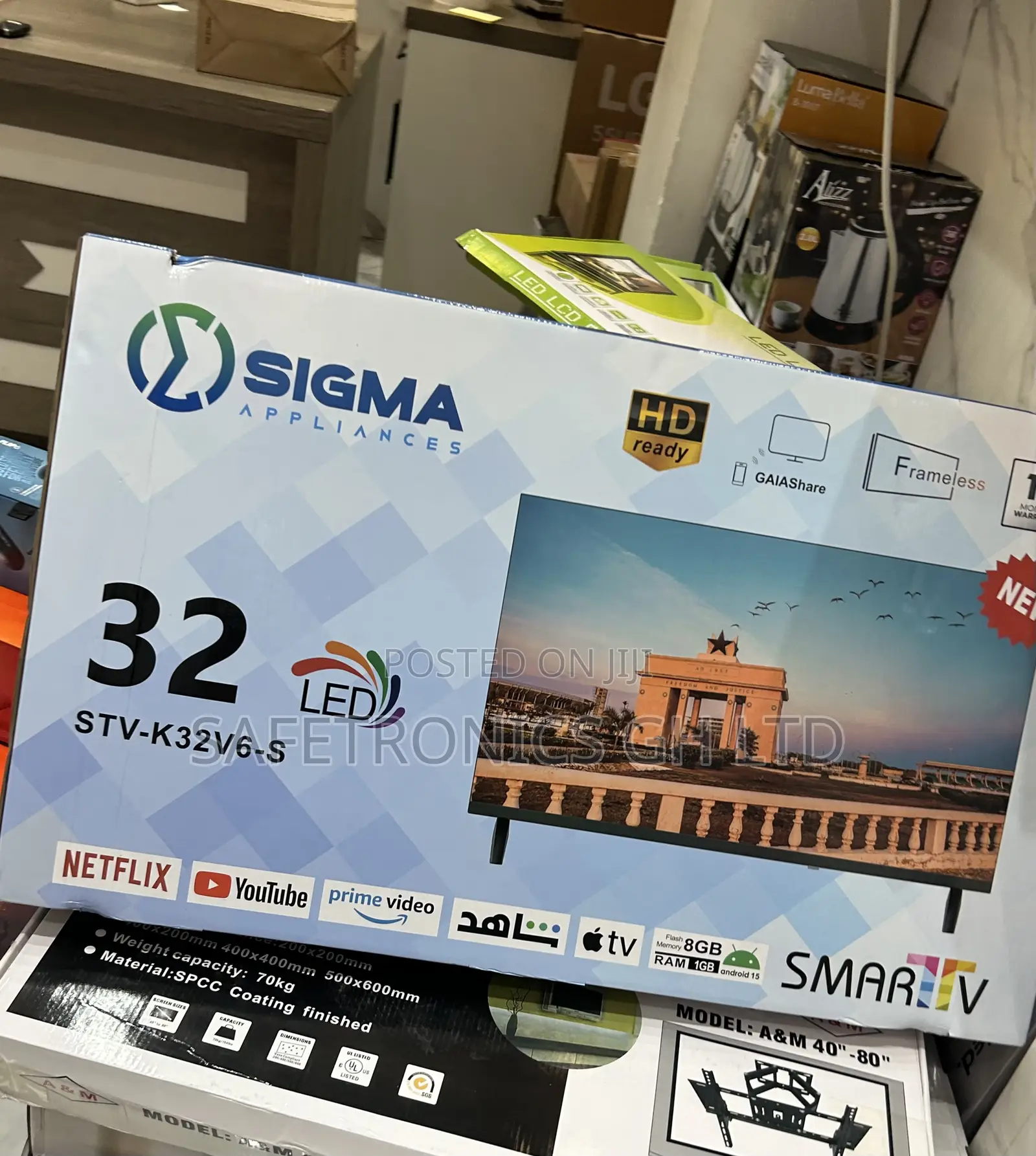 Excellent 32” Led Smart Full Hd Sigma (Sig-K32v6-S) Tv